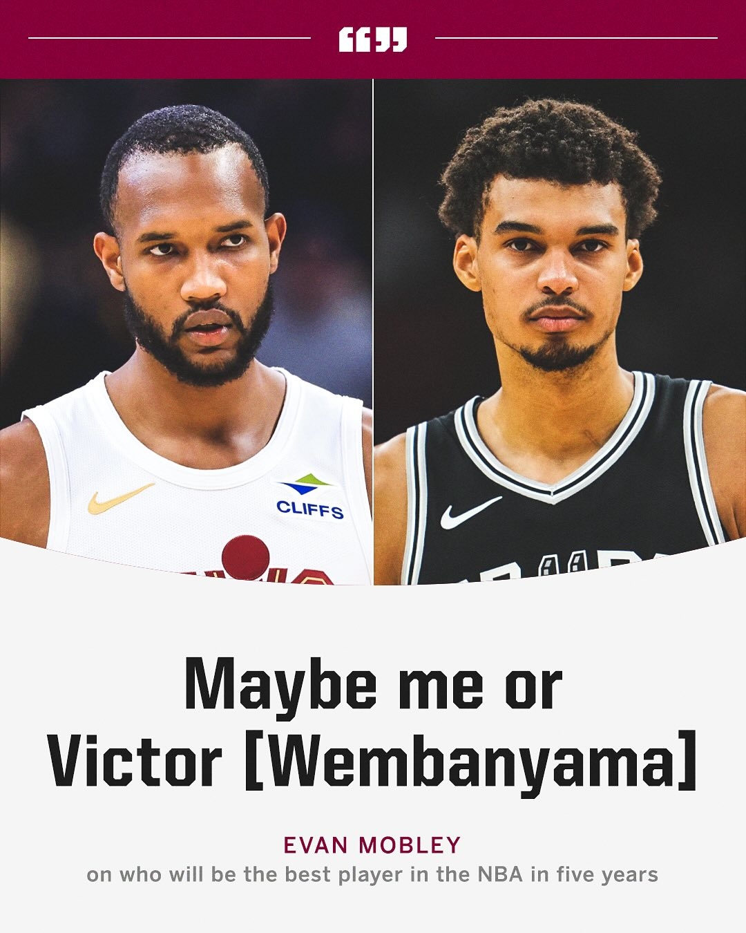  未來5年NBA最好的球員會是誰？莫布里：可能是我或者文班亞馬