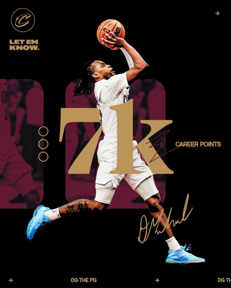  未來可期！加蘭騎士生涯得分達到7000分 隊史第11位！