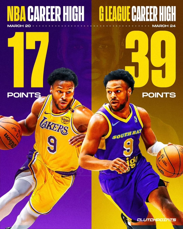  在進步！布朗尼一周內(nèi)先后創(chuàng)下個人NBA和G聯(lián)盟單場得分新紀(jì)錄