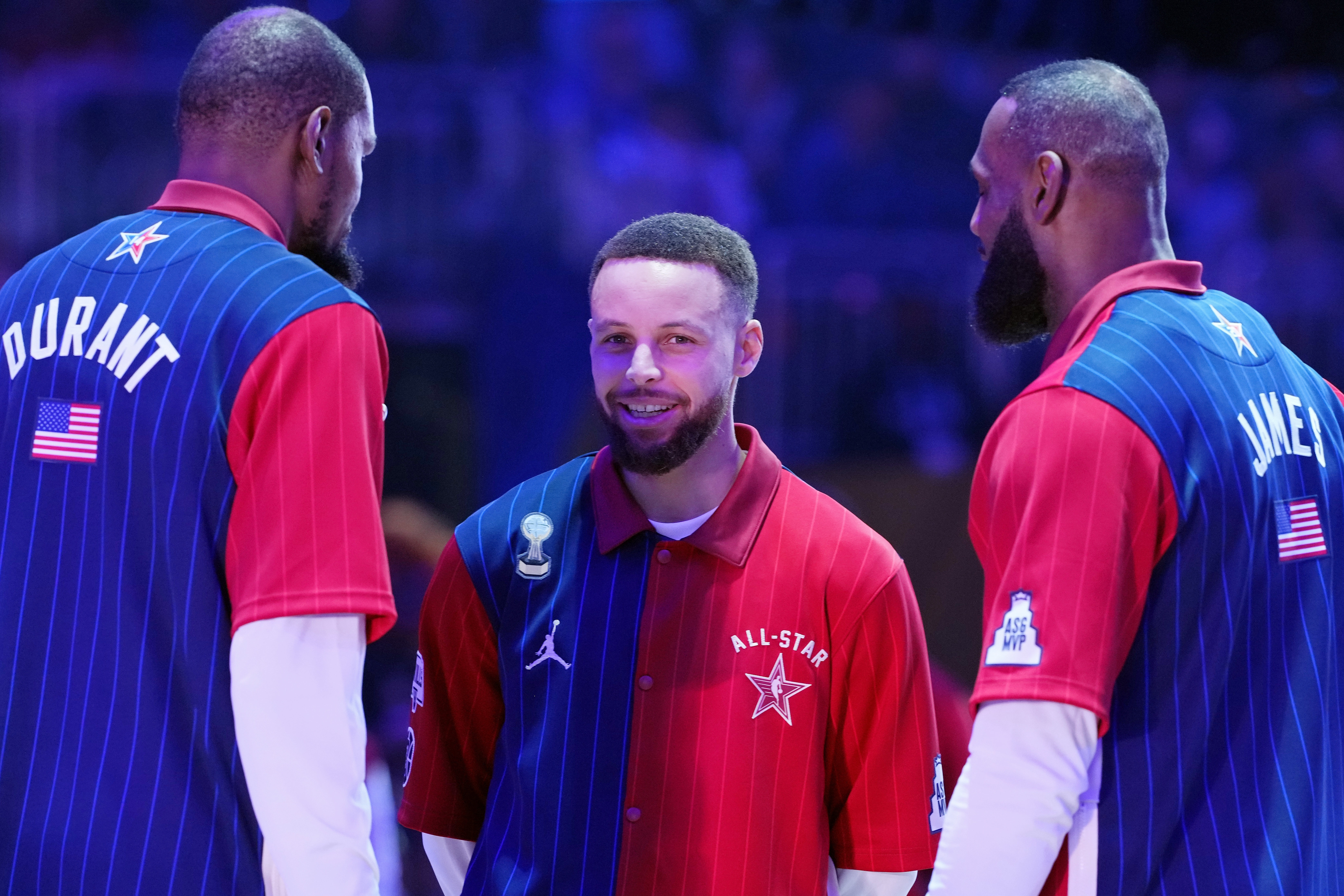  美國(guó)隊(duì)！NBA全明星正賽選人：詹杜庫(kù)眉+哈登+綠軍雙探花同隊(duì)