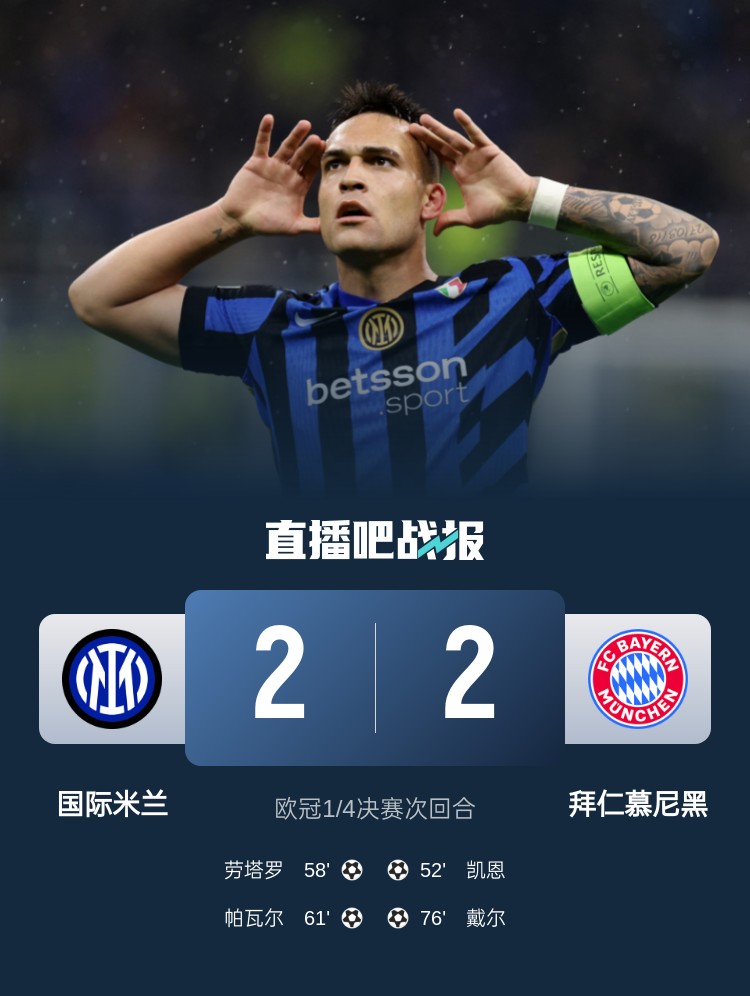  黑色3分鐘！拜仁3分鐘丟2球遭國(guó)米淘汰 去年3分鐘丟2球遭皇馬絕殺
